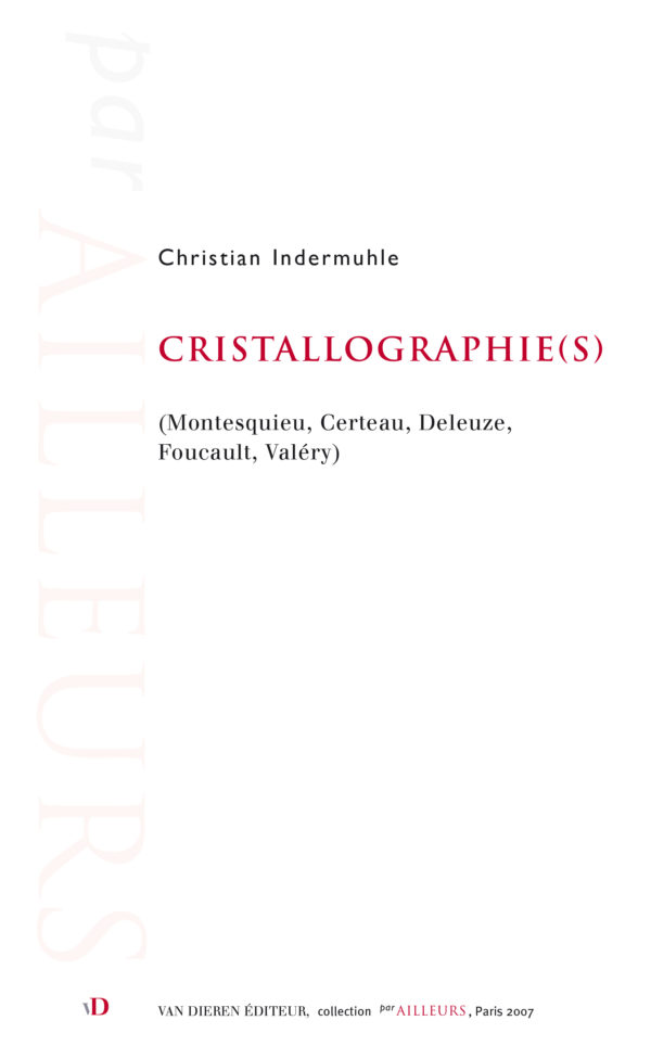 Cristallographie(s)